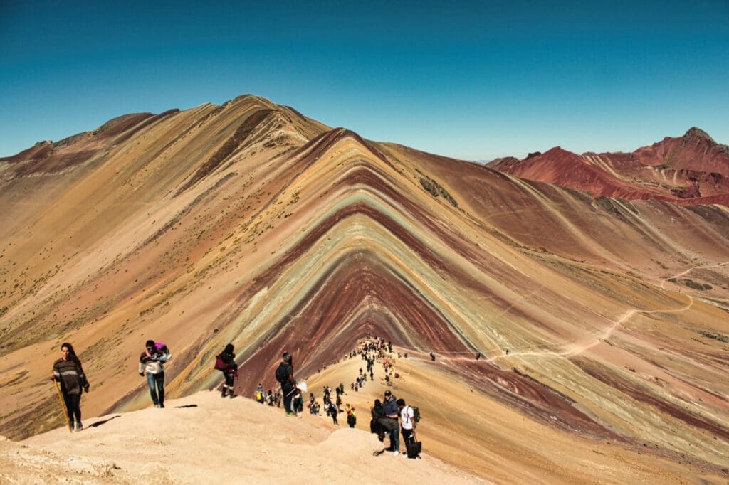 Peru rainbow Mountain
