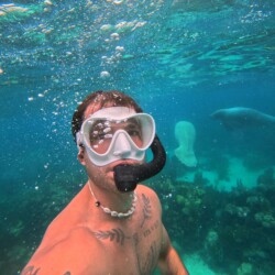 Belize snorkeling z manatami