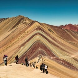 Peru rainbow Mountain